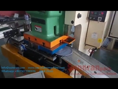 Tinplate Paint Can Lid Production Line Automatic 120T Pressure