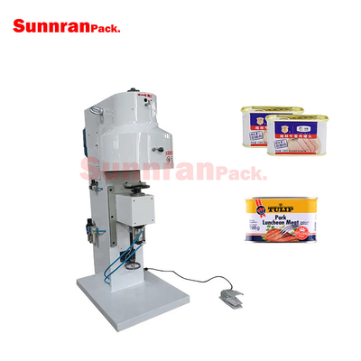 Semi auto seaming machine for tin can making