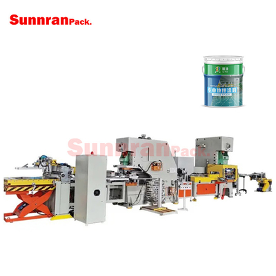 Pail Lid Cover Automatic Pail Lid Press Tin Can Making Machine End Production Line