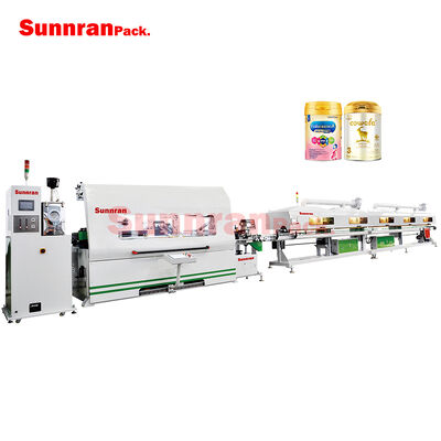 Fully Automatic Can Welding Line Powder Coating Machine and Induction Oven with 360 cans/min Production Capacity, Smart Digital Control, and Dual-Language HMI for Round and Rectangular Cans