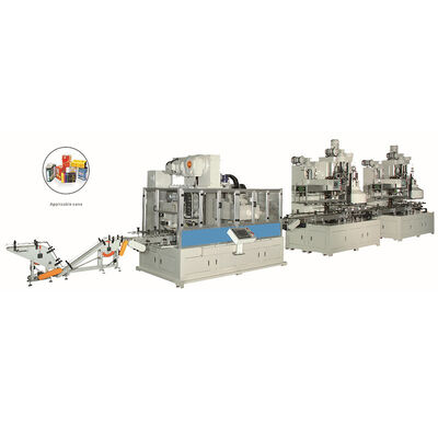 Fully Automatic 1-5L Rectangular Can Making Line Capacity 70 Cans/min