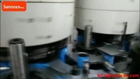 Automatic Tin Can Seamer Machine , 73mm Can Flanger Machine 550CPM