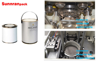 Small Round Tin Can Making Machine 35CPM Automatic For 1L Paint Can