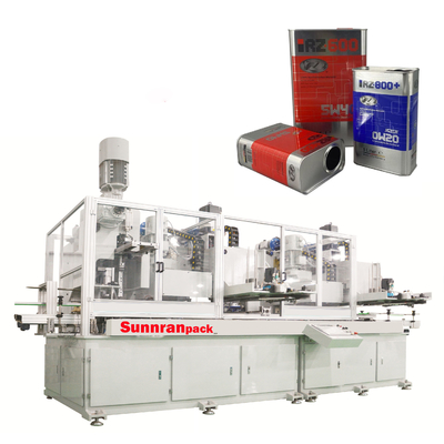 Rectangular Oil Can Making Machine , Oil Tin Manufacturing Machine 40CPM 3P