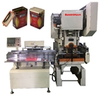 Automatic Tin Box Making Machine 50cpm CE Certificate For Decorated Tin Box