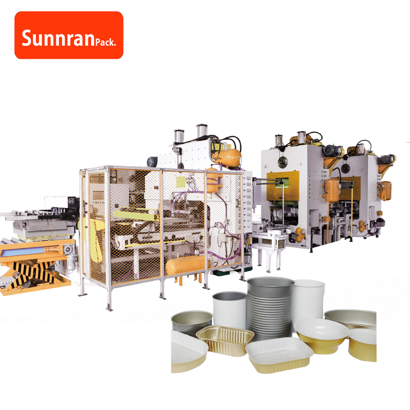 Tunna Fish Can Making Machine 2 Pc Can Production Line