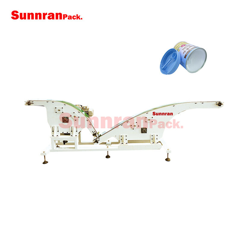 V-Shape Vertical Can Conveyor Widely Used in Many Fields