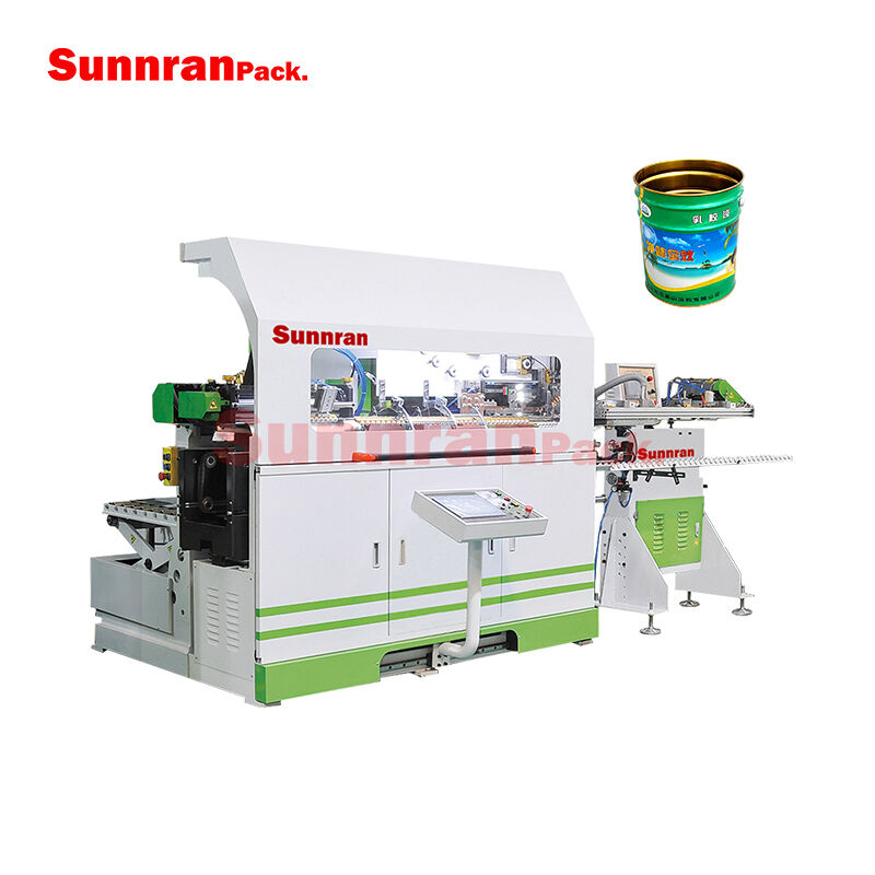 10-20L Fully Automatic Seam Welding Machine and External Spray Conveying Machine with the Capacity of 40 Cans/min
