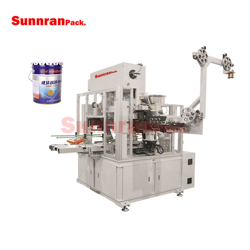 Fully Automatic Ear Weld & Wire Handle Combination Machine for Pails with the Capacity of 35 Cans/min