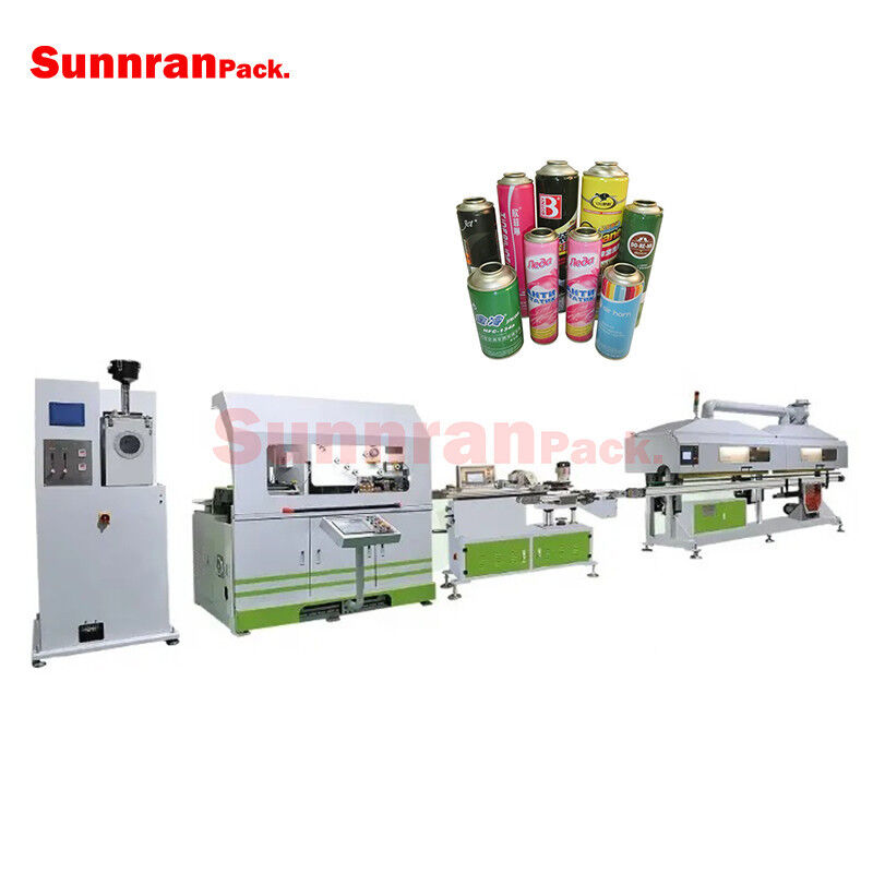 Fully Automatic Aerosol Can Welding Line with Capacity of 300 Cans/min, Welding speed 40m/min