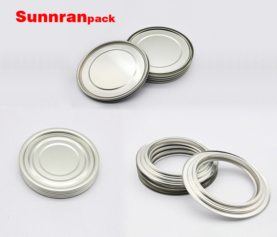 Sunnran Brand Metal Can Lids For Paint Can Gold Lacquer White Coating