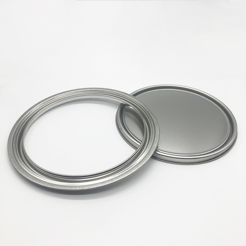 Tinplate Material Metal Can Lids For Paint Cans 0.23mm Thickness 10mm Depth
