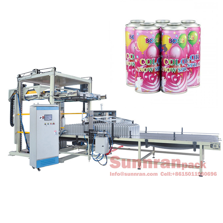 Palletizer Aerosol Can Making Machine For Magnetic Can Body CE Certificate