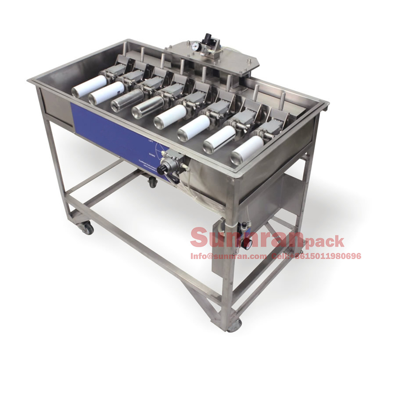 Manual Can Leak Tester For Aerosol Can Checking 0.05Mpa Resolution 1.0Mpa Pressure