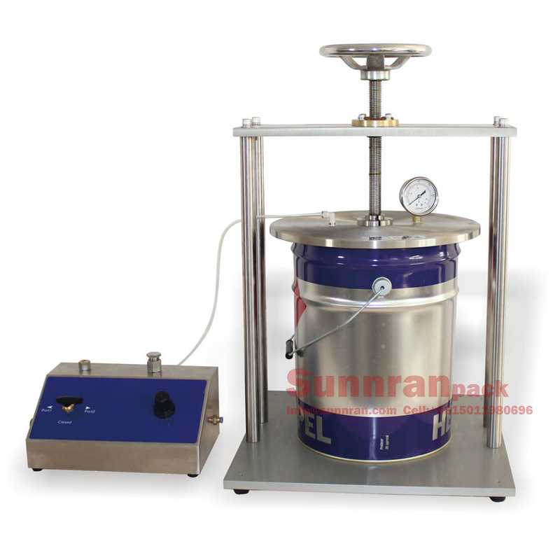 Seal Tester Can Inspection Equipment For Steel Drum Can 100kPa Testing Pressure