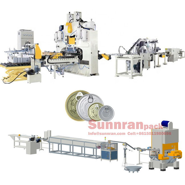 Sunnran Brand Easy Open End Machine 1000×1100mm Sheet Size