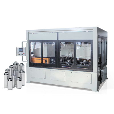 Automatic Spray Can Production Line With 4 Working Station