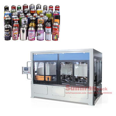 Necking/Flanging/Seaming/Seaming combination machine for Aerosol Can Making